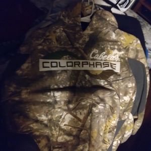Cabelas colour phase camouflage hooded sweatshirt